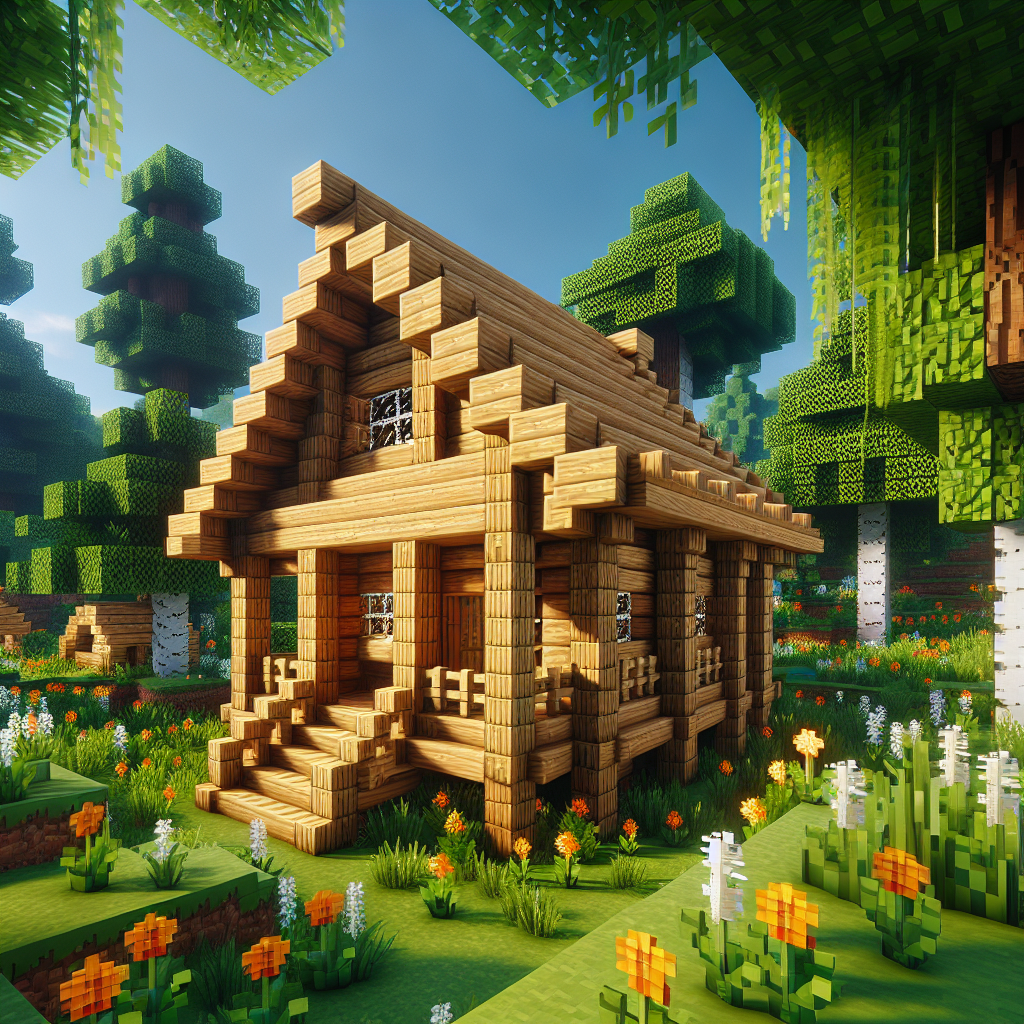 Menciptakan Rumah Minecraft Sederhana dari Kayu: Panduan Praktis untuk Pemain